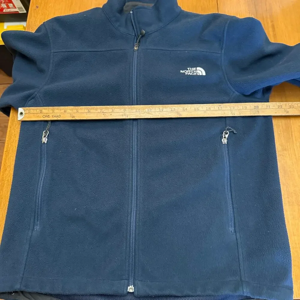 The North Face Windwall full zip fleece Men's M Navy GORPcore outdoor Hiking
